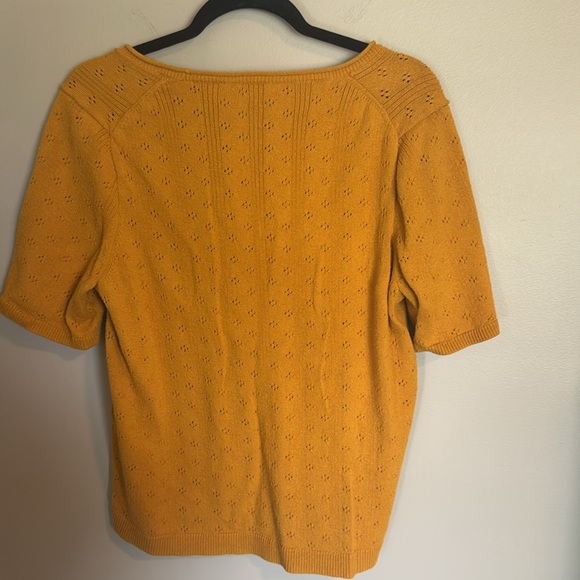 Madewell Willford Pointelle Sweater Tee - Picture 4 of 4